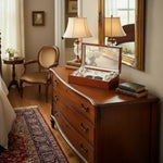 Load image into Gallery viewer, 4-Piece Vintage Oak Wood Jewelry Box with Extra Storage - Watch Box Co.