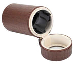 Load image into Gallery viewer, Diplomat Brown Leather Watch Winder for Single Travel Use