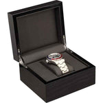将图像加载到图库查看器中, Diplomat Single Black Mahogany Watch Box for Elegant Timepiece Storage - Watch Box Co.