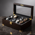 Load image into Gallery viewer, Ebony Wood Watch Box - Main Product