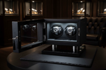 Load image into Gallery viewer, Lifestyle - Volta Carbon Fiber Double Watch Winder