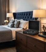 Load image into Gallery viewer, Luxury Bedroom with 18-Piece Carbon Fiber Watch Box