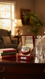 Load image into Gallery viewer, Rosewood Single Watch Winder on Dresser