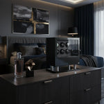 Load image into Gallery viewer, Volta Carbon Fiber Eight Watch Winder - Signature Series in High Gloss Finish - Watch Box Co.