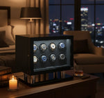 Load image into Gallery viewer, Volta Carbon Fiber Watch Winder - Evening Post