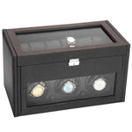 Load image into Gallery viewer, Diplomat Modena Watch Winder - Racing-Inspired Carbon Fiber Design