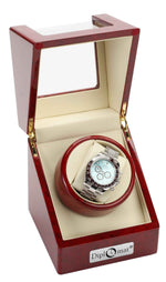 Load image into Gallery viewer, Rosewood Watch Winder Large Faced - Ideal for Automatic Timepieces