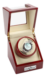 Load image into Gallery viewer, Rosewood Watch Winder Large Faced - Ideal for Automatic Timepieces
