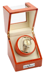 Load image into Gallery viewer, Diplomat Burlwood Watch Winder for Large Faced Watches