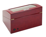 Load image into Gallery viewer, Diplomat Rosewood Four Watch Winder - Elegant Rosewood Watch Winder for Luxury Timepieces