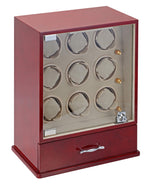Load image into Gallery viewer, Diplomat Estate Collection Rosewood Nine Watch Winder - Watch Box Co. - 1
