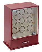 Load image into Gallery viewer, Diplomat Estate Collection Rosewood Watch Winder for Nine Timepieces