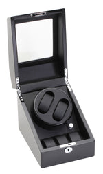 Load image into Gallery viewer, Diplomat Black Edition Double Watch Winder - Watch Box Co. - 1
