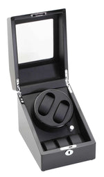 Load image into Gallery viewer, Diplomat Black Edition Watch Winder - Double Watch Winder for Luxury Timepieces