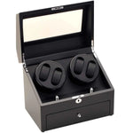 Load image into Gallery viewer, Diplomat Watch Winder - Piano Black Four Watch Winder
