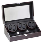Load image into Gallery viewer, Diplomat Ebony Wood Watch Winder for Luxury Timepieces
