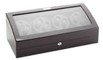 Load image into Gallery viewer, Diplomat Ebony Wood Watch Winder - Elegant Eight Watch Storage Solution