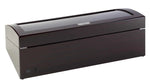 Load image into Gallery viewer, Diplomat Ebony Wood Eight Watch Winder - Elegant Storage Solution - Watch Box Co.