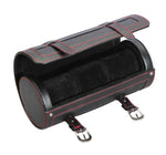 Load image into Gallery viewer, Diplomat 3-Piece Travel Watch Case – Black Leather - Watch Box Co.