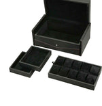 Load image into Gallery viewer, Diplomat 10-Piece Carbon Fiber Watch Box – Removable Trays