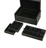 Load image into Gallery viewer, Diplomat 10-Piece Carbon Fiber Watch Box – Removable Trays