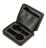 Load image into Gallery viewer, 4-Piece Travel Watch Case – Black Fabric Interior - Watch Box Co.