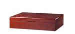Load image into Gallery viewer, Diplomat 12-Piece Mahogany Wood Watch Storage Case – Cream Leatherette Interior - Watch Box Co.