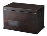Load image into Gallery viewer, Volta Rustic Brown Wood 3 Watch Winder - Watch Box Co. - 3
