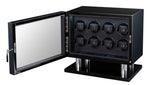 Load image into Gallery viewer, Volta Carbon Fiber Eight Watch Winder - Premium Storage Solution - Watch Box Co.