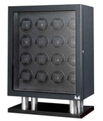 Load image into Gallery viewer, Volta Carbon Fiber Watch Winder - Premium Quality 16-Slot Watch Storage Solution