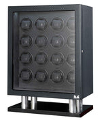 Load image into Gallery viewer, Volta Carbon Fiber Watch Winder - Premium Quality 16-Slot Watch Storage Solution