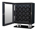 Load image into Gallery viewer, Volta Carbon Fiber Watch Winder - Premium Quality 16-Slot Watch Storage Solution
