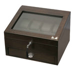 Load image into Gallery viewer, Volta 8-Piece Wood Watch Storage Case – Extra Storage Solution