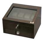 Load image into Gallery viewer, Volta 8-Piece Wood Watch Storage Case – Extra Storage Solution