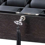 Cargar imagen en el visor de la galería, Volta 10-Piece Rustic Wood Watch Case in Brown - Watch Box Co.