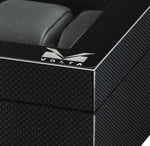 Cargar imagen en el visor de la galería, Volta 8 Carbon Fiber Watch Box With Glass Top - Watch Box Co.