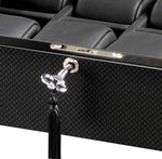 Load image into Gallery viewer, Volta 8 Carbon Fiber Watch Box With Glass Top