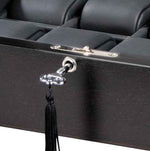 Cargar imagen en el visor de la galería, Volta 8-Piece Rustic Brown Matte Watch Case - Watch Box Co.