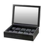 Load image into Gallery viewer, 10 Volta Matte Charcoal Wood Watch Case