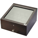 Load image into Gallery viewer, Volta 15 Compartment Wood Watch Box with Extra Storage for Organized Timepieces