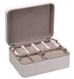 Load image into Gallery viewer, Volta Jewelry Case - 4-Piece Combination Watch & Jewelry Case in Nude Leather