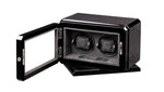 Load image into Gallery viewer, Volta Black Oak Watch Winder with Rotation Base - Double Capacity