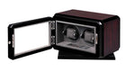 Load image into Gallery viewer, Volta Dark Rosewood Watch Winder with Rotation Base - Double Watch Storage Solution