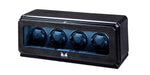 Load image into Gallery viewer, Volta Black Oak Watch Winder - Premium Four Watch Winder for Automatic Timepieces