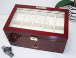 Cargar imagen en el visor de la galería, Diplomat 20-Piece Rosewood Watch Box - Watch Box Co.