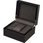 将图像加载到图库查看器中, Diplomat Single Black Mahogany Watch Box for Elegant Timepiece Storage - Watch Box Co.