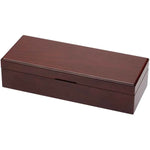 Load image into Gallery viewer, 6-Piece Mahogany Wood Watch Box – Gloss Finish with Beige Micro Suede Interior