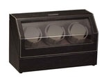 Cargar imagen en el visor de la galería, Diplomat Triple Watch Winder - Watch Box Co.