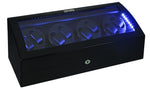 Load image into Gallery viewer, Diplomat Black Edition Eight Watch Winder with LED&#39;s - Watch Box Co. - 2
