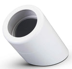 Cargar imagen en el visor de la galería, Diplomat Modern Single White Piano Finish Watch Winder with Japanese Mabuchi Motor - Watch Box Co.